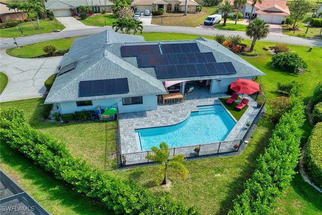 171 Palmetto Dunes Cir, Naples, FL 34113 - view of pool with a patio area and a residential view