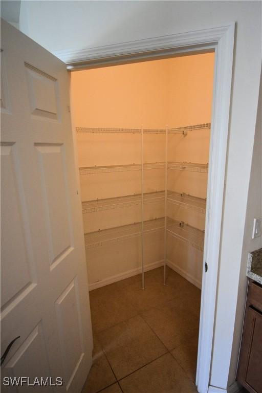 view of pantry