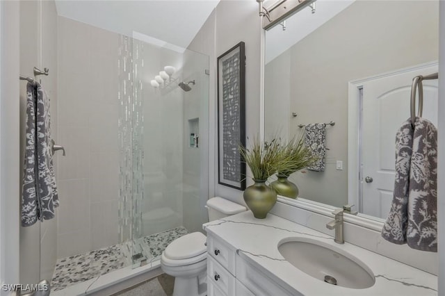 152 Conners Ave, Naples, FL 34108 - full bath with toilet, a stall shower, and vanity