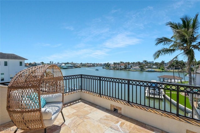 152 Conners Ave, Naples, FL 34108 - balcony with a water view
