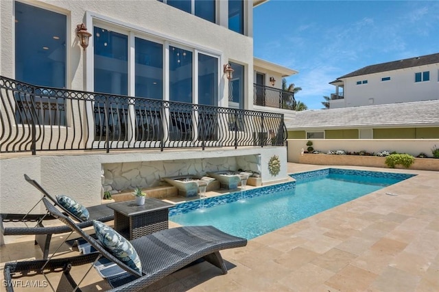 152 Conners Ave, Naples, FL 34108 - view of pool with a fenced in pool and a patio area