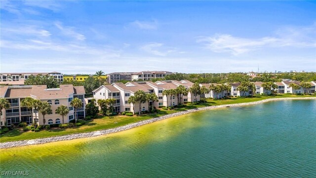 2651 Citrus Lake Dr Unit D203, Naples, FL 34109 - bird's eye view with a water view and a residential view
