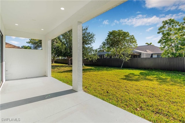 1819 NW 19th Ave, Cape Coral, FL 33993 - view of patio featuring fence