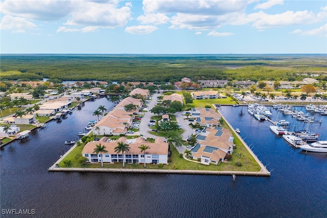 317 Sunrise Cay Unit 1-102, Naples, FL 34114 - aerial view with a water view
