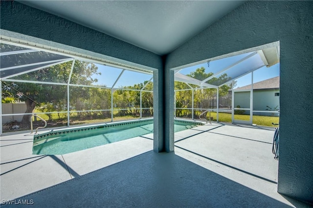 4355 SW 21st Pl, Cape Coral, FL 33914 - outdoor pool with a patio area and a lanai