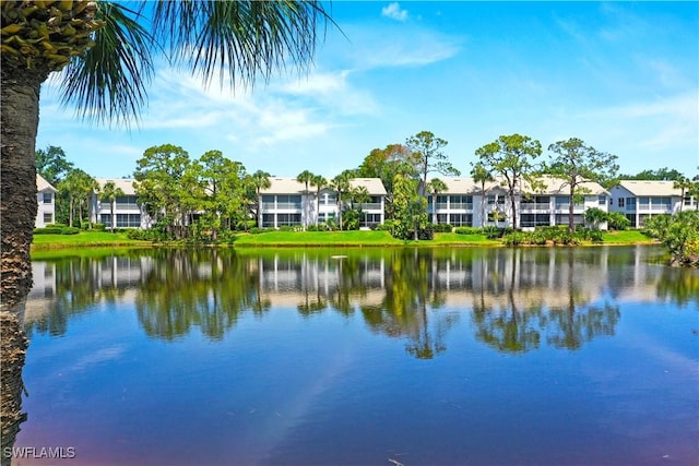 water view featuring nearby suburban area