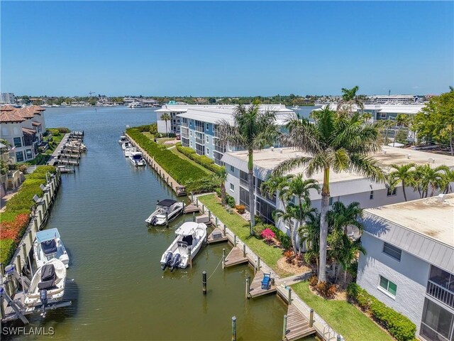 1320 Blue Point Ave Unit 2, Naples, FL 34102 - aerial view of a large body of water