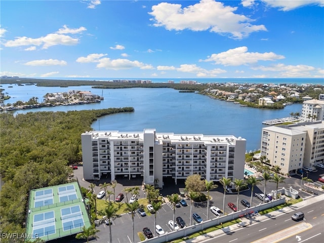 4835 Bonita Beach Rd Unit 407, Bonita Springs, FL 34135 - bird's eye view with a water view