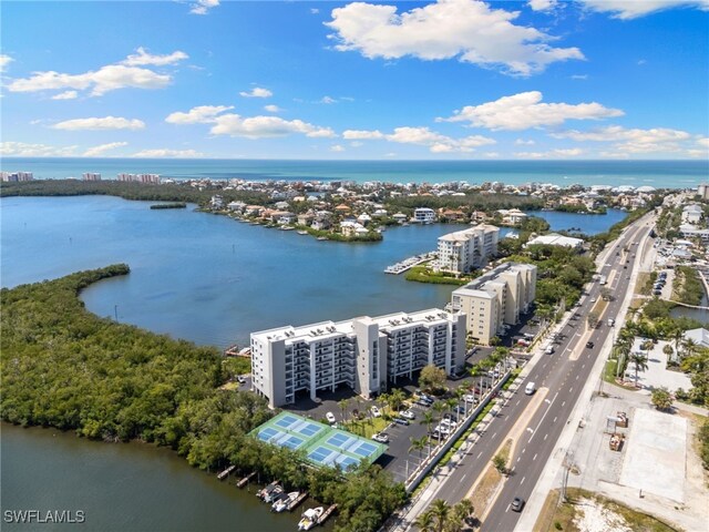 4835 Bonita Beach Rd Unit 407, Bonita Springs, FL 34135 - bird's eye view with a water view