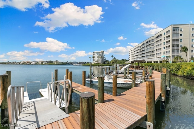 4835 Bonita Beach Rd Unit 407, Bonita Springs, FL 34135 - dock area featuring a water view