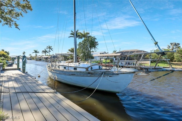 2135 SE 15th St, Cape Coral, FL 33990 - dock featuring a water view