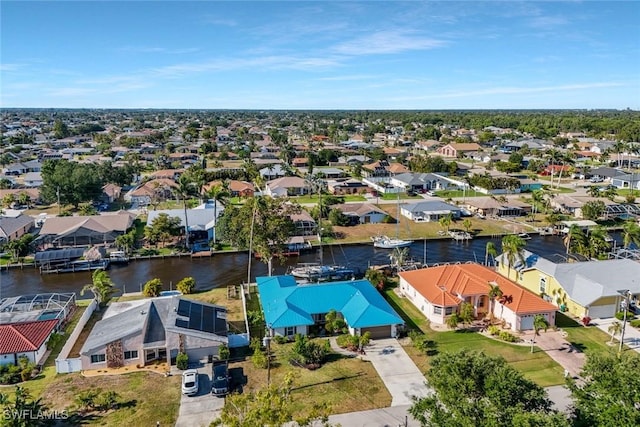 2135 SE 15th St, Cape Coral, FL 33990 - aerial view of residential area featuring a nearby body of water