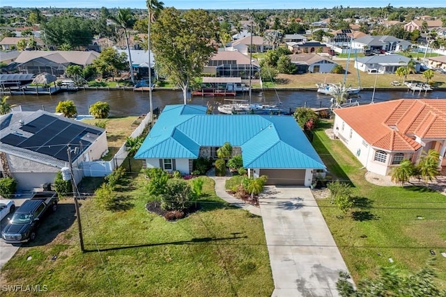 2135 SE 15th St, Cape Coral, FL 33990 - aerial view of residential area featuring a nearby body of water