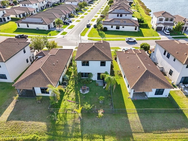5448 Agostino Way, Ave Maria, FL 34142 - drone / aerial view featuring a water view and a residential view