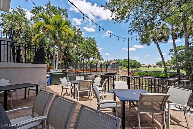 20657 Country Barn Dr, Estero, FL 33928 - view of patio featuring outdoor dining area