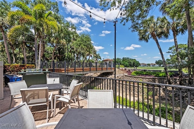 20657 Country Barn Dr, Estero, FL 33928 - view of patio featuring outdoor dining space