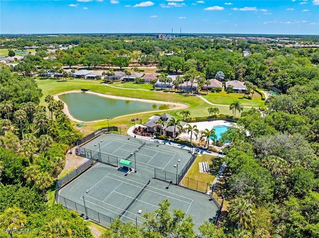 20657 Country Barn Dr, Estero, FL 33928 - birds eye view of property with a water view