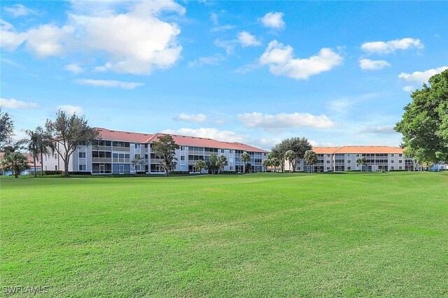 view of community with a yard