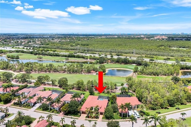 14501 Marsala Way, Naples, FL 34109 - bird's eye view of a nearby body of water
