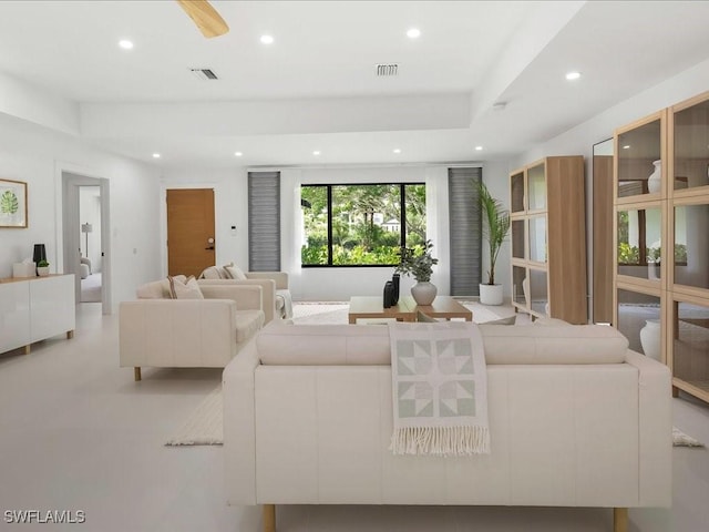 5237 Cherry Wood Dr, Naples, FL 34119 - living area with visible vents and recessed lighting