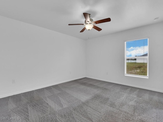 1512 NW 31st Ave, Cape Coral, FL 33993 - carpeted spare room featuring baseboards and ceiling fan