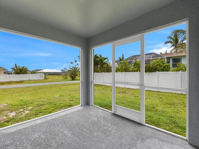 1512 NW 31st Ave, Cape Coral, FL 33993 - view of unfurnished sunroom