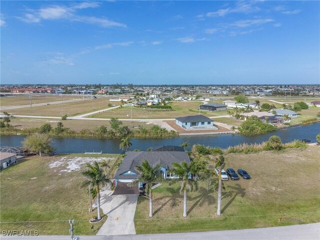 26 NW 29th Pl, Cape Coral, FL 33993 - bird's eye view with a water view