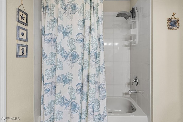 26 NW 29th Pl, Cape Coral, FL 33993 - full bath featuring shower / bathtub combination with curtain