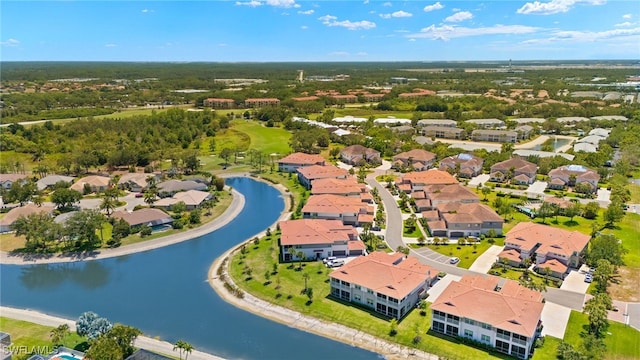 12000 Santaluz Dr Unit 202, Fort Myers, FL 33913 - drone / aerial view with a water view and a residential view