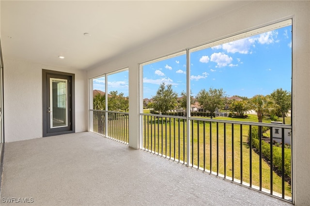 12000 Santaluz Dr Unit 202, Fort Myers, FL 33913 - view of unfurnished sunroom