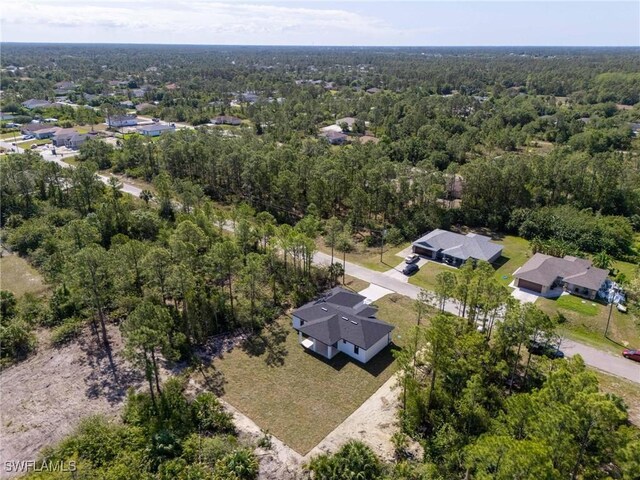 3314 43rd St W, Lehigh Acres, FL 33971 - aerial view with a forest view