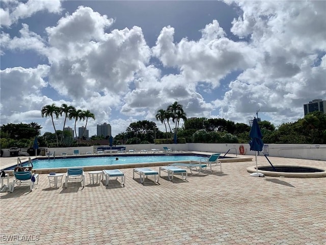 20225 NE 34th Ct, Miami, FL 33180 - pool with a patio