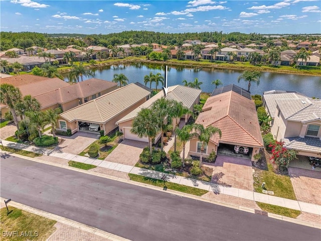 10486 Winged Elm Ln, Fort Myers, FL 33913 - aerial perspective of suburban area with a large body of water