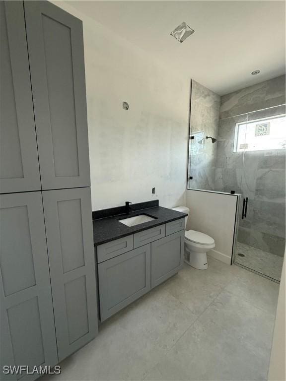 2481 24th Ave NE, Naples, FL 34120 - full bathroom featuring a stall shower and vanity