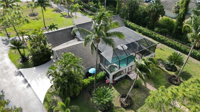 2061 Santa Barbara Blvd, Naples, FL 34116 - view of subject property with a pool