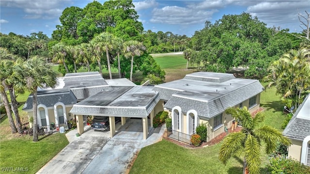 drone / aerial view