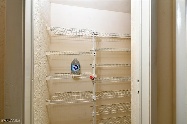 view of pantry