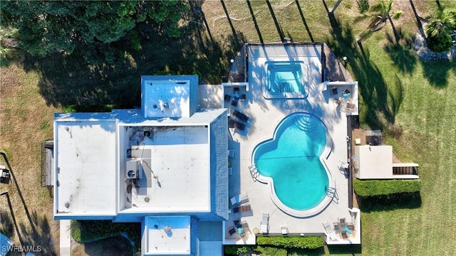 drone / aerial view