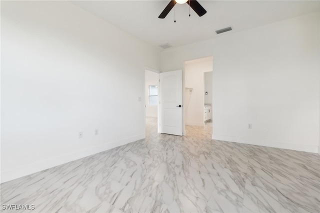 8 Cleat Ct, Placida, FL 33946 - empty room featuring a ceiling fan and baseboards
