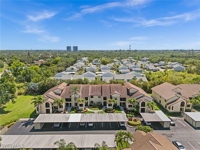 8336 Charter Club Cir Unit 5, Fort Myers, FL 33919 - birds eye view of property with a residential view