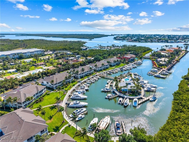1749 Gulfstar Dr S Unit 404, Naples, FL 34112 - aerial view with a water view