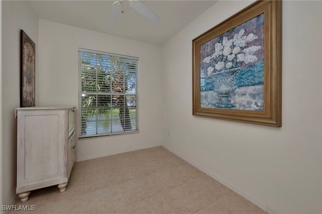 2165 Arielle Dr Unit 1605, Naples, FL 34109 - unfurnished room with baseboards and ceiling fan