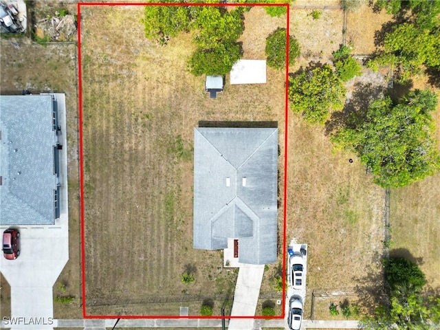 1938 Lillie St, Fort Myers, FL 33916 - view of property location featuring property boundaries highlighted