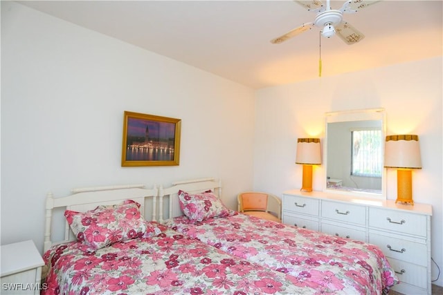 4030 Northlight Dr, Naples, FL 34112 - bedroom with a ceiling fan
