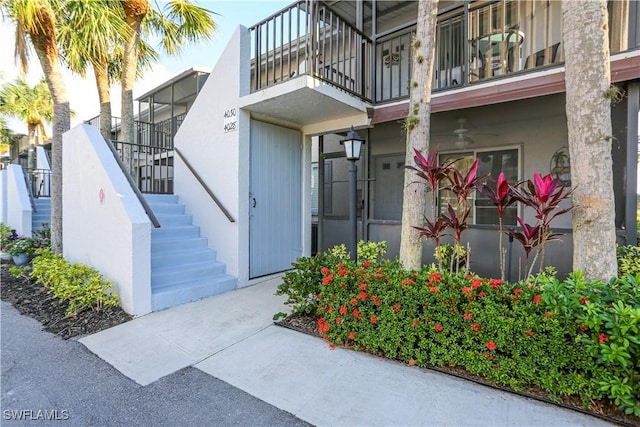 4030 Northlight Dr, Naples, FL 34112 - exterior space with a balcony