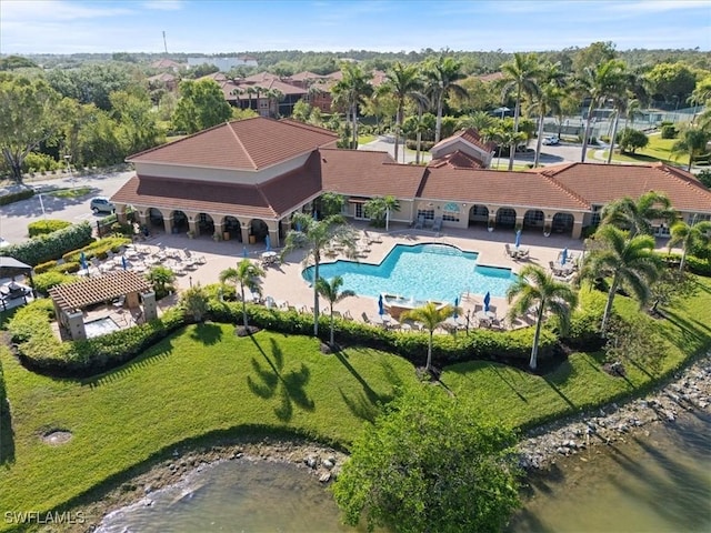 6560 Huntington Lakes Cir Unit 102, Naples, FL 34119 - birds eye view of property