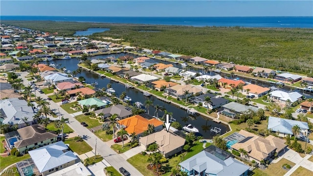 211 Lido Dr, Punta Gorda, FL 33950 - birds eye view of property featuring a water view and a residential view