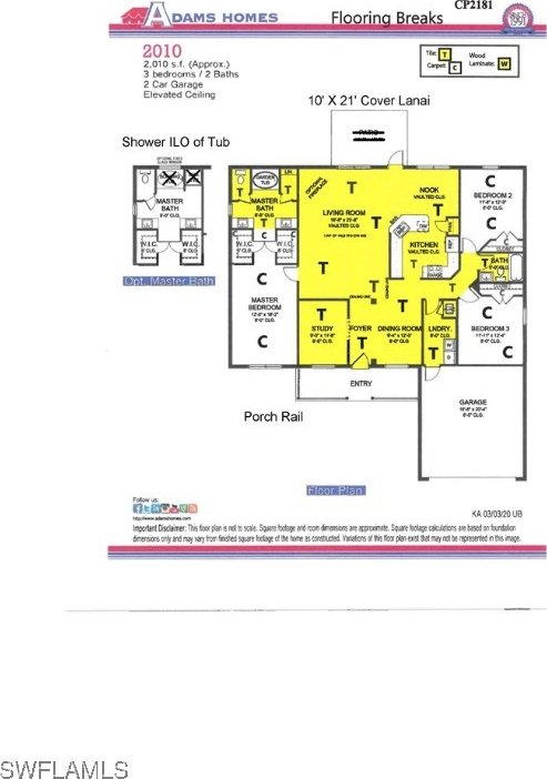 2215 NE 22nd Pl, Cape Coral, FL 33909 - view of layout