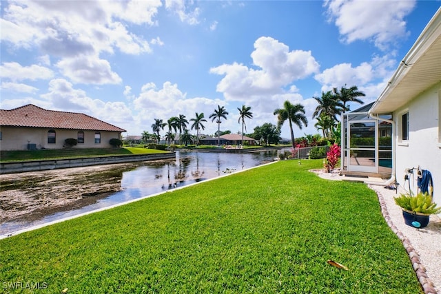 property view of water