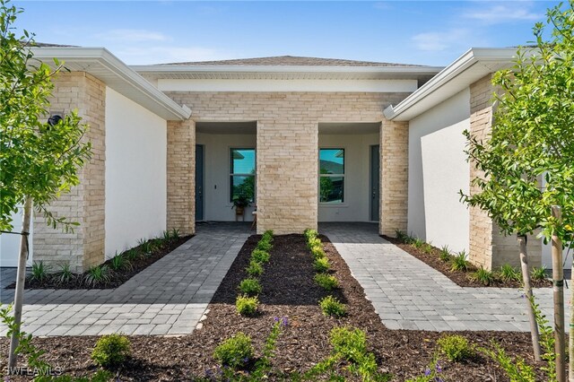 44372 Panther Dr, Punta Gorda, FL 33982 - view of exterior entry with brick siding